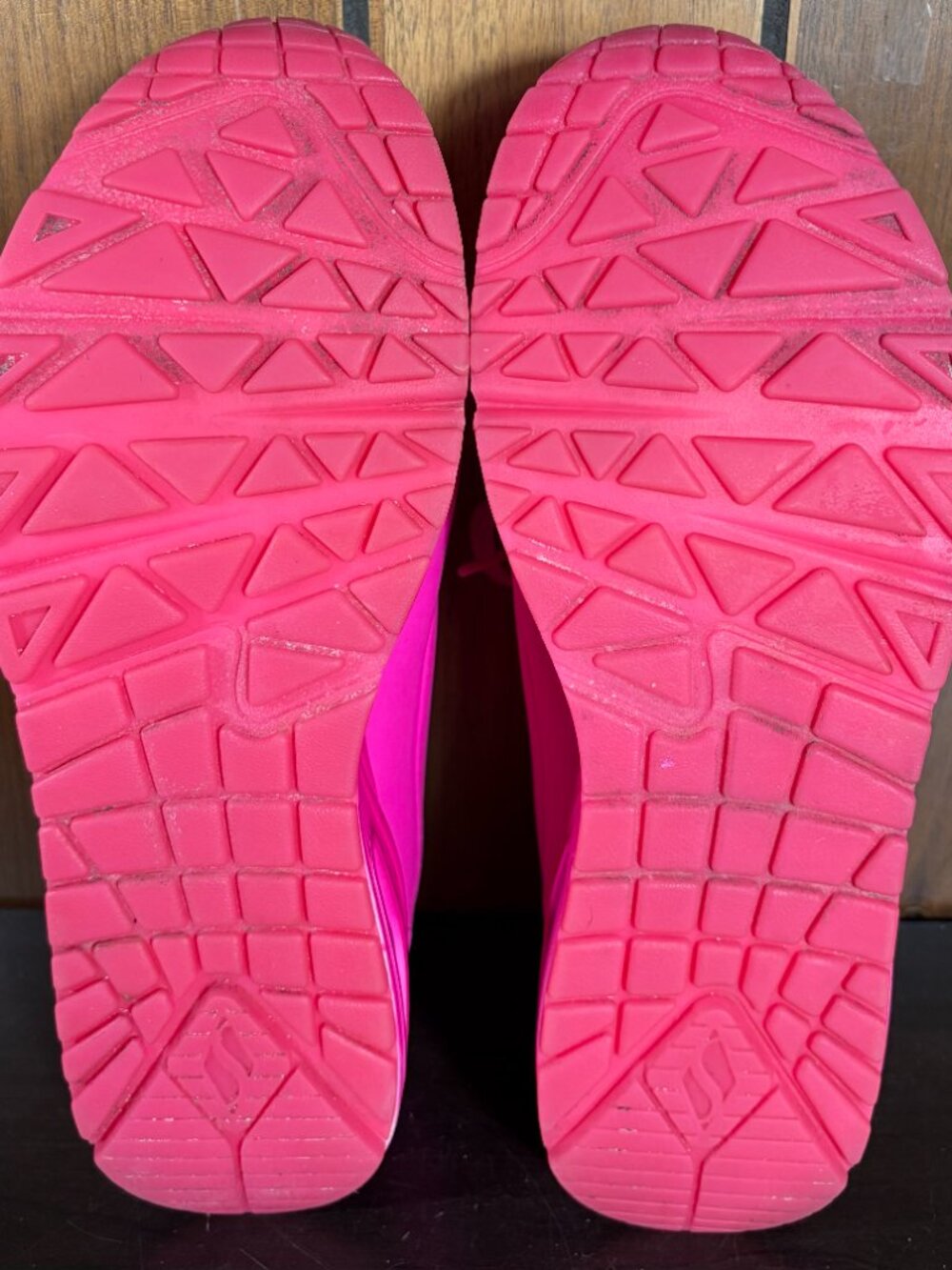Skechers Womens Street Uno Stand on Air Hot Pink Night Shades Sneakers Sz 10 - Picture 9 of 10